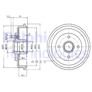 OEM BRAKE DRUM BF402