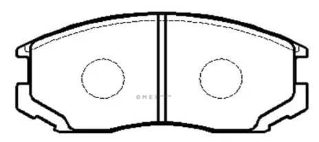 OEM BRAKE PAD HP5013