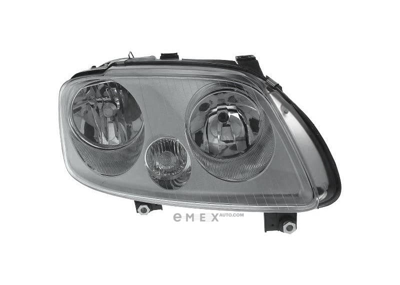 OEM CADDY 03-09 HEAD LAMP RH GERMAN 3 BULB TYPE 4411193RLDEM