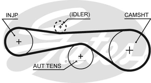 OEM BELT, TIMING 5676XS