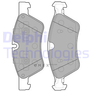 OEM Brake Pad Set, disc brake LP2125