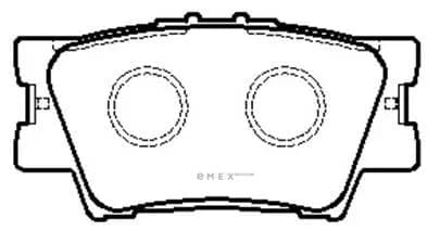 OEM PAD KIT, DISC BRAKE HP5178