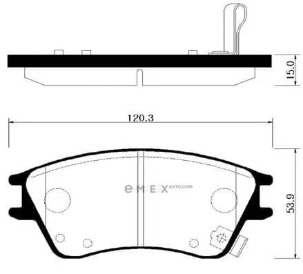 OEM BRAKE PAD HP0020