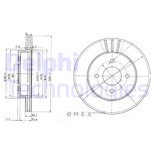 OEM BRAKE DISC (DOUBLE PACK) BG3932