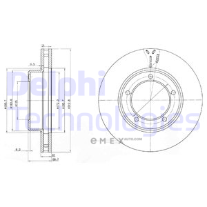 OEM BRAKE DISC (DOUBLE PACK) BG3558