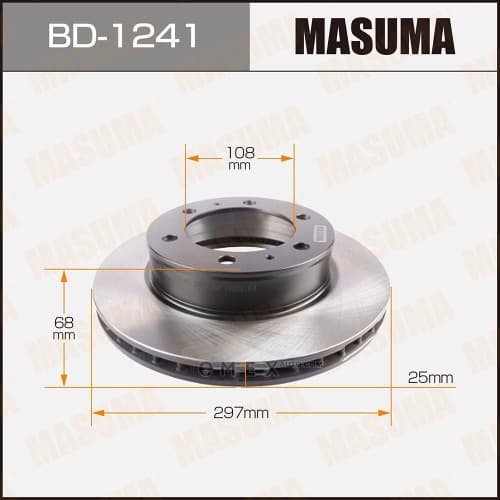 OEM BRAKE DISC BD1241