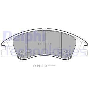 OEM BRAKE PAD AXLE SET LP1932