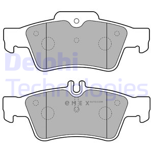 OEM Brake Pad Set, disc brake LP1868