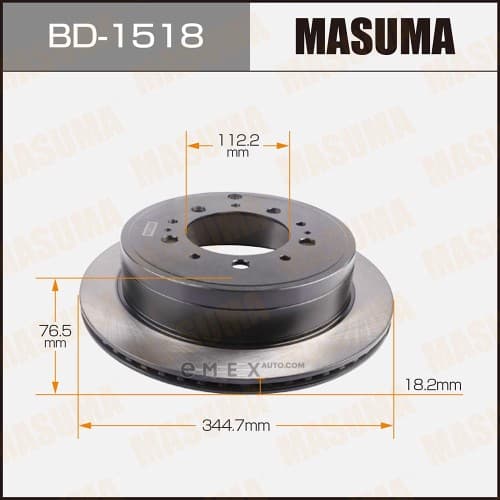 OEM BRAKE ROTOR BD1518