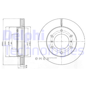 OEM BRAKE DISC (DOUBLE PACK) BG4229