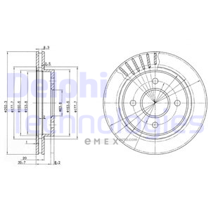 OEM BRAKE DISC (DOUBLE PACK) BG2700