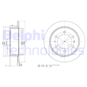 OEM BRAKE DISC (DOUBLE PACK) BG3522