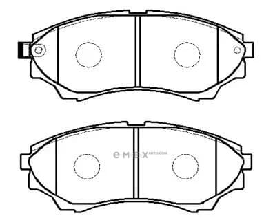 OEM PAD KIT, DISC BRAKE HP9190