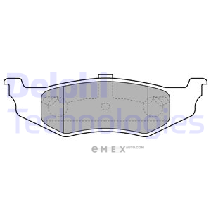 OEM BRAKE PAD AXLE SET LP1515