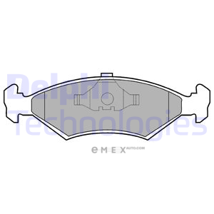 OEM BRAKE PAD AXLE SET LP204