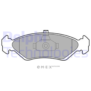 OEM BRAKE PAD AXLE SET LP1603