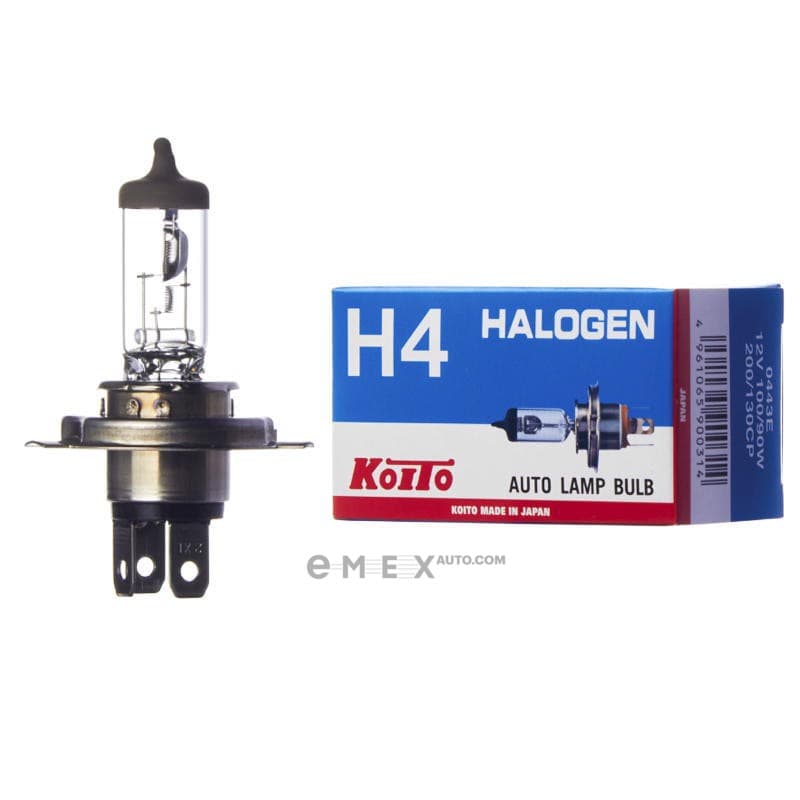 OEM H4 HALOGEN BULB12V 100/90W 0443E