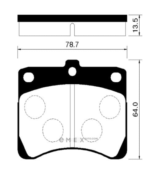 OEM BRAKE PAD HP1019