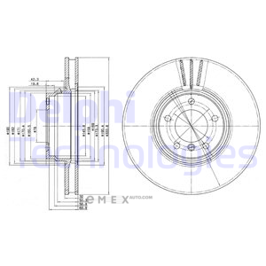 OEM BRAKE DISC (SINGLE) BG9212