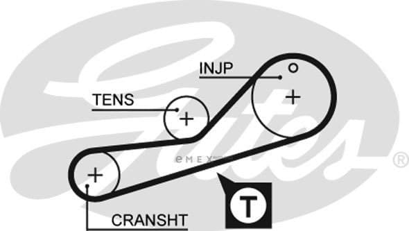 OEM BELT, TIMING 5452XS