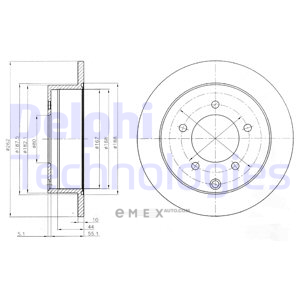 OEM BRAKE DISC (DOUBLE PACK) BG4198