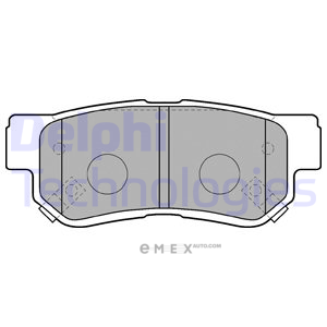 OEM BRAKE PAD AXLE SET LP1539