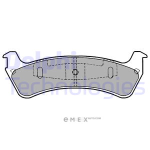 OEM BRAKE PAD AXLE SET LP1635