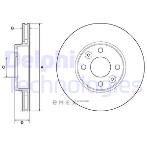 OEM BRAKE DISC (DOUBLE PACK) BG3762