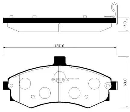 OEM BRAKE PAD HP0027