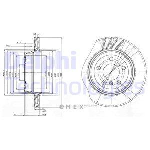 OEM BRAKE DISC (DOUBLE PACK) BG3943