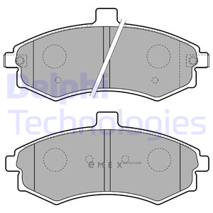 OEM BRAKE PAD AXLE SET LP1788