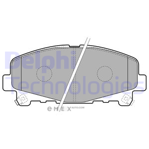 OEM BRAKE PAD AXLE SET LP2166