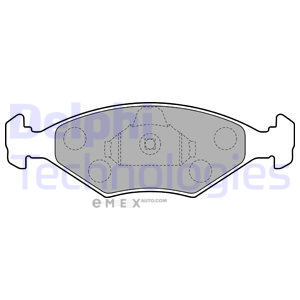 OEM BRAKE PAD AXLE SET LP1854