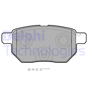 OEM BRAKE PAD AXLE SET LP2105