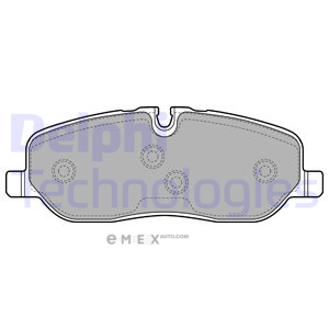 OEM BRAKE PAD AXLE SET LP1935