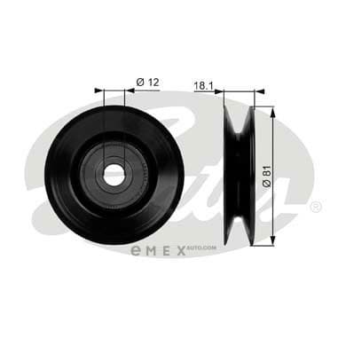 OEM TENSIONER ASSY, PULLEY T38036