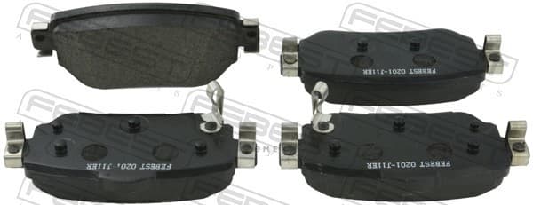 OEM PAD KIT, DISC BRAKE 0201J11ER