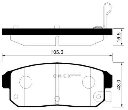 OEM BRAKE PAD HP3003