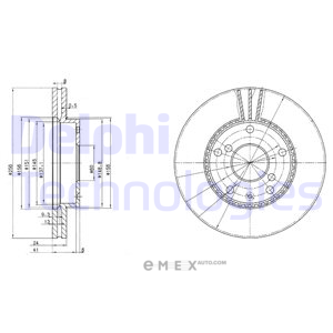 OEM BRAKE DISC (DOUBLE PACK) BG3531