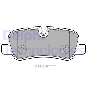 OEM BRAKE PAD AXLE SET LP1936