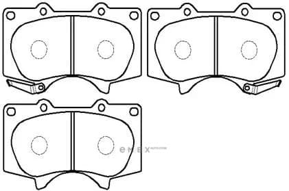 OEM PAD KIT, DISC BRAKE HP5098