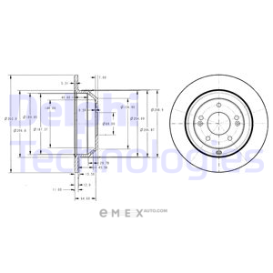 OEM BRAKE DISC (DOUBLE PACK) BG4335