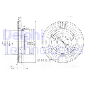 OEM BRAKE DISC (DOUBLE PACK) BG3144