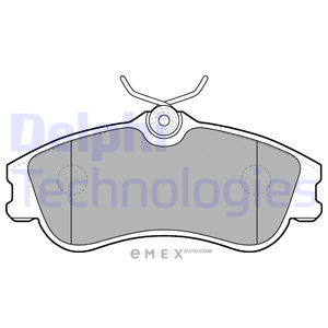 OEM BRAKE PAD AXLE SET LP1624