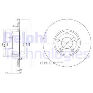 OEM BRAKE DISC (DOUBLE PACK) BG2749