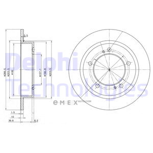 OEM BRAKE DISC (DOUBLE PACK) BG2584