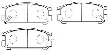 OEM BRAKE PAD HP8430