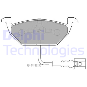 OEM BRAKE PAD AXLE SET LP1514