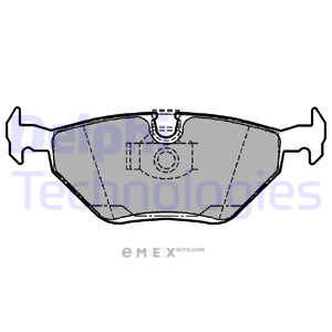 OEM BRAKE PAD AXLE SET LP1107