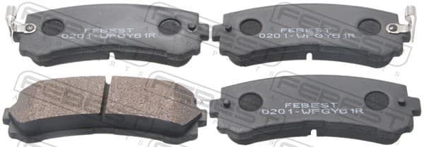 OEM PAD KIT, DISC BRAKE 0201WFGY61R